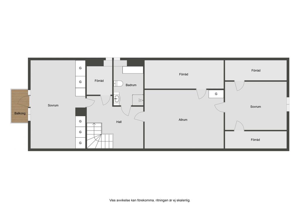 Planlösning övre plan