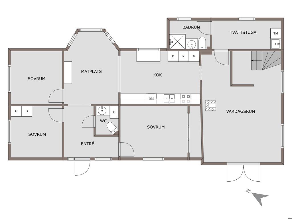 Planlösning - Entréplan
