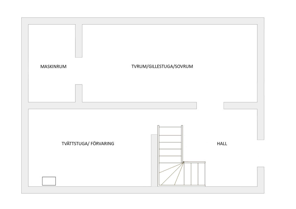 Planritning bottenplan