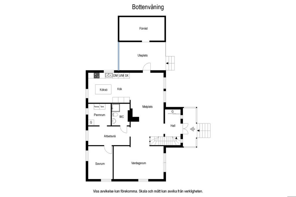 Planskiss bottenplan