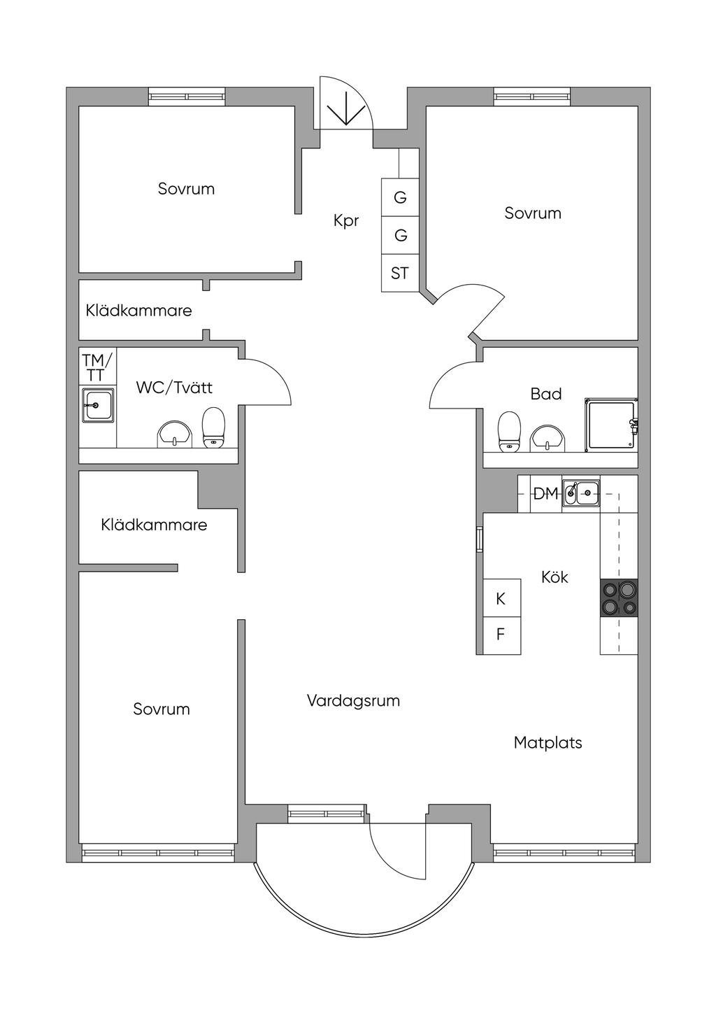 Alternativ planlösning 