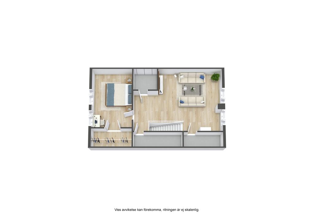Planlösning övre plan