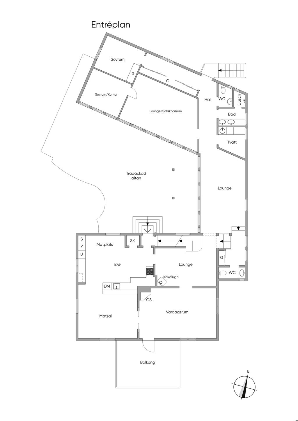 Planskiss, Entréplan 2D