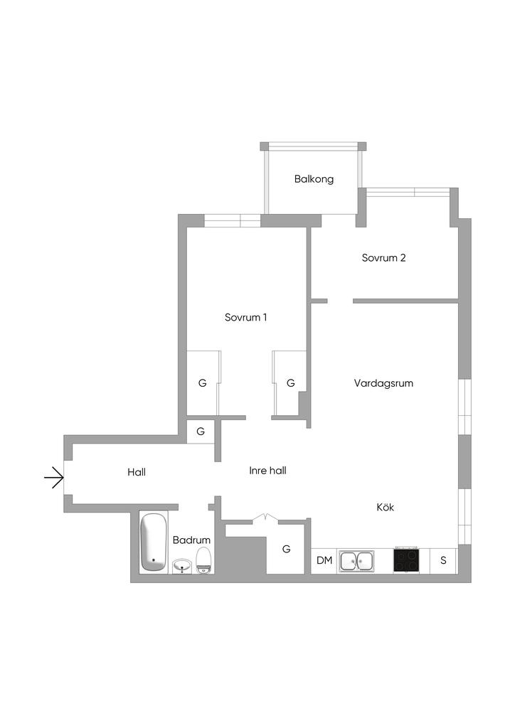 Alternativ planlösning 