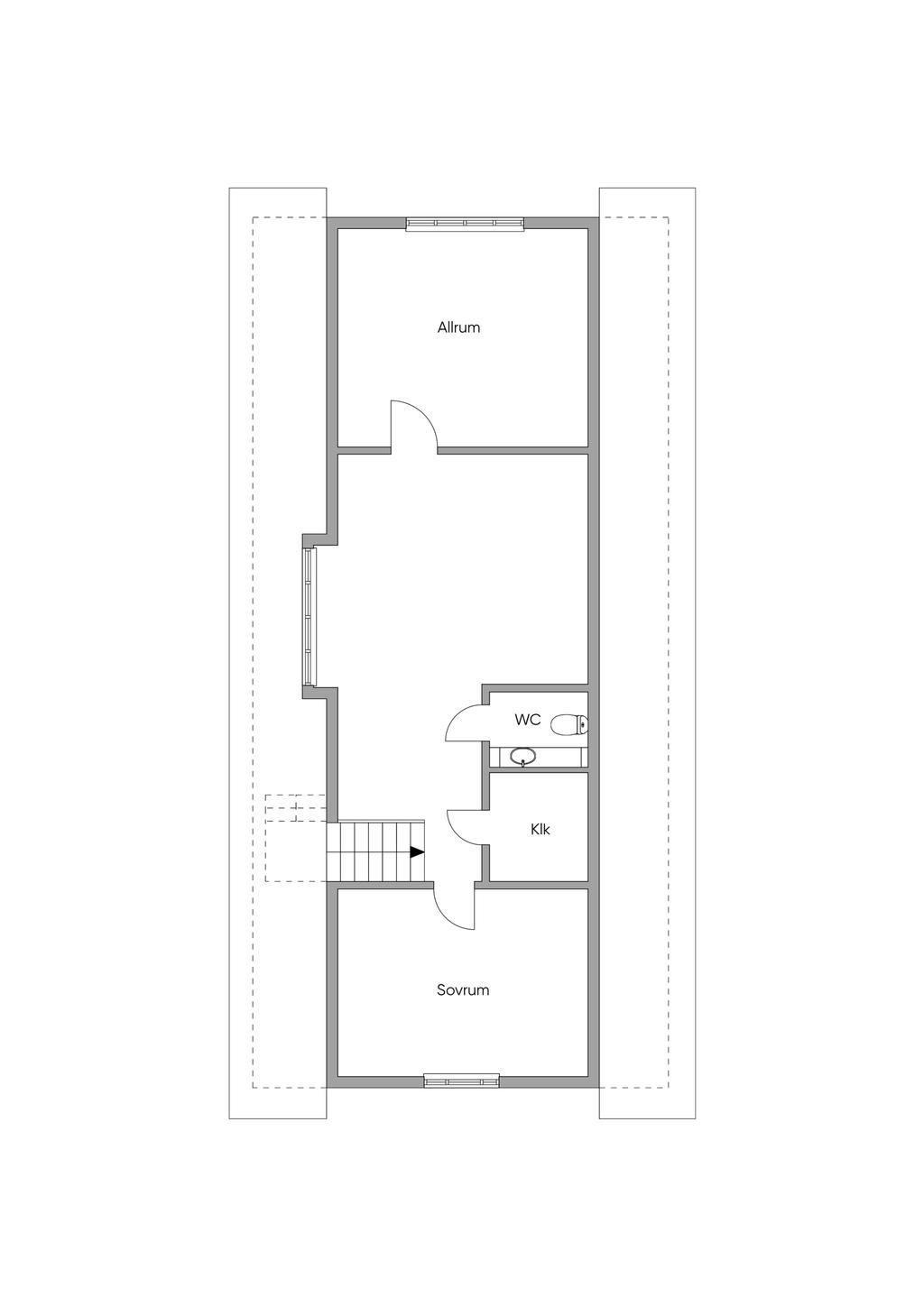 Planlösning, 2:dra våningen