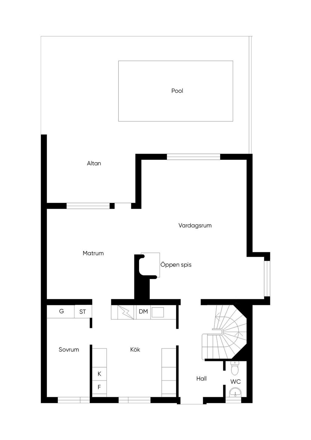 Planlösning - Entréplan