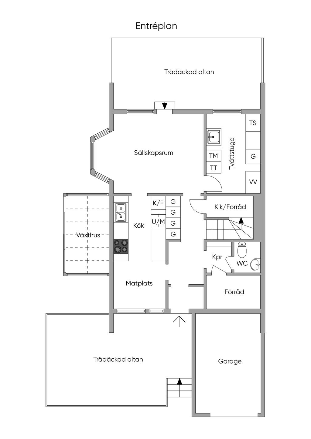 Planskiss Entréplan, 2D