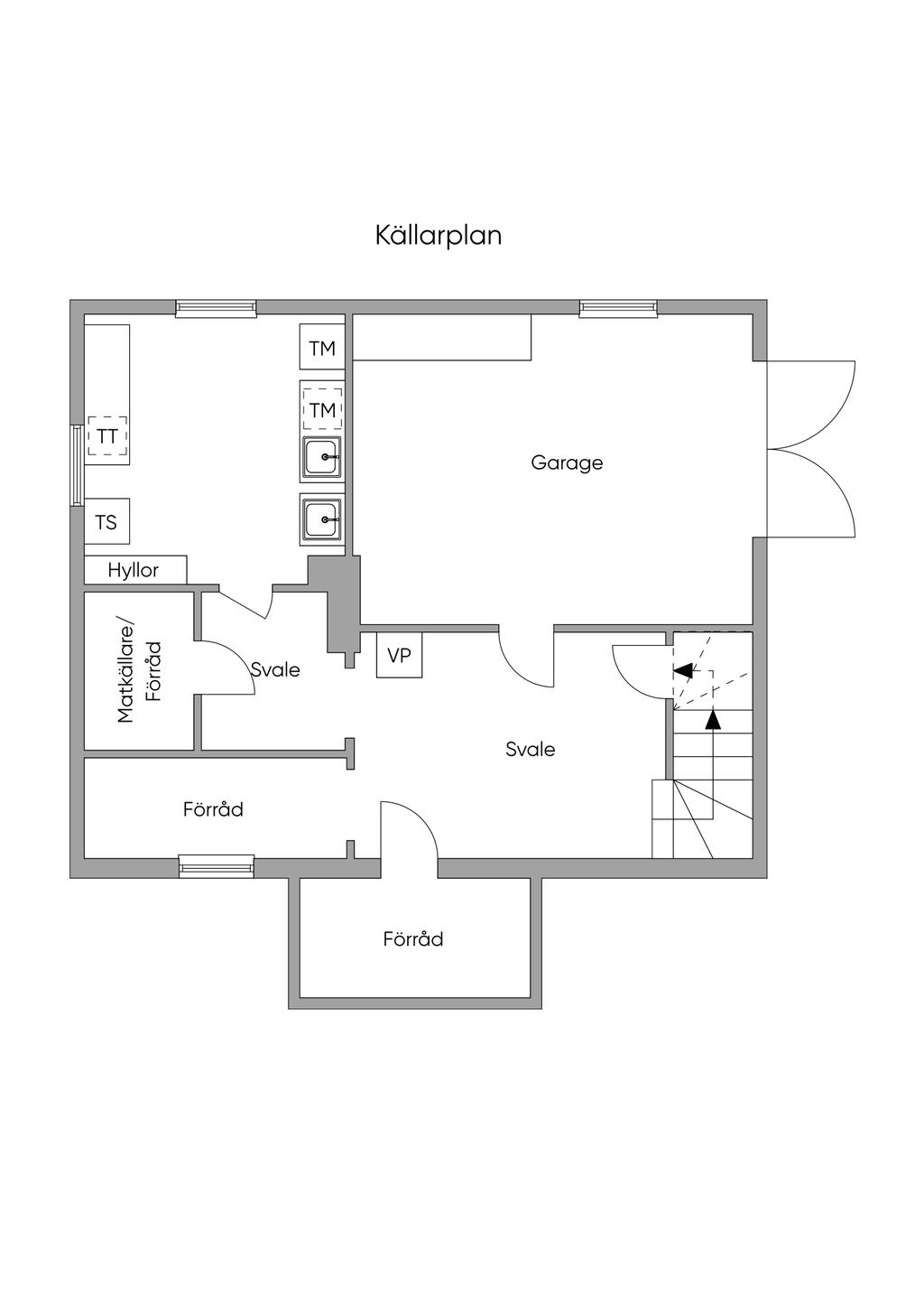 Planlösning Källarplan
