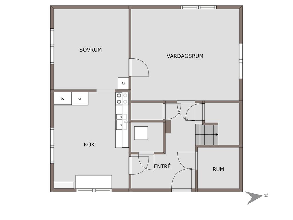 Planlösning - Entréplan