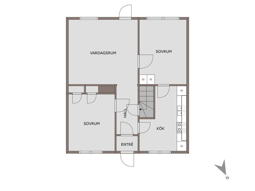 Planlösning - Entréplan