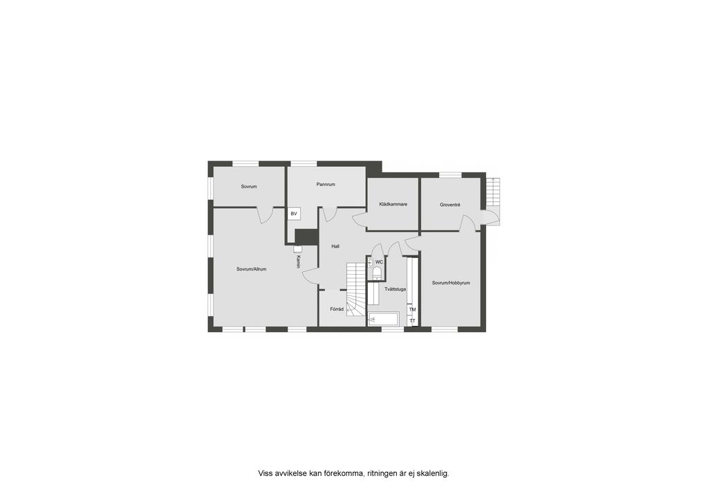 Planlösning källarplan