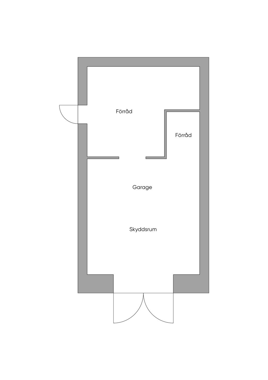 Planritning garage
