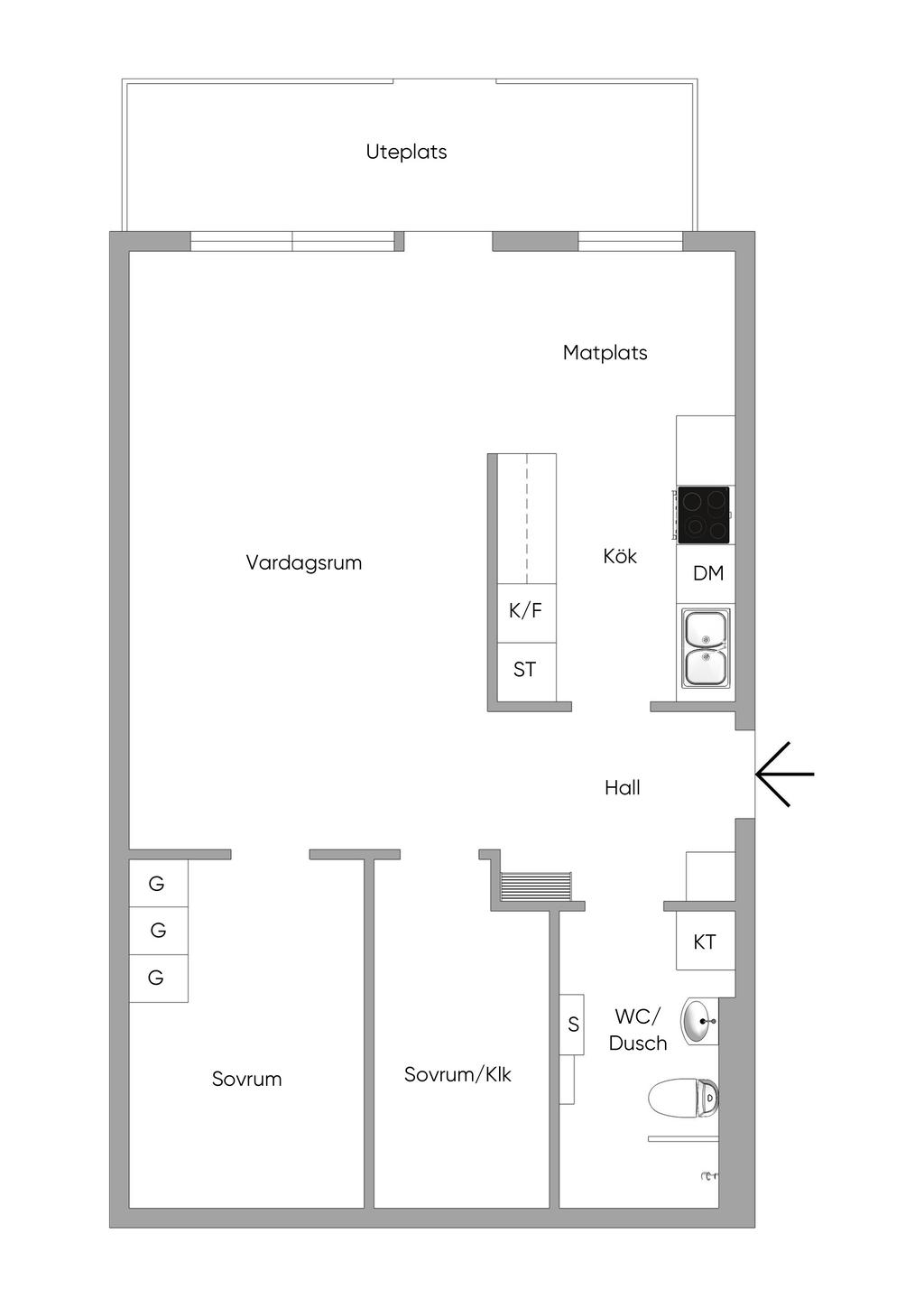 Alternativ planlösning 