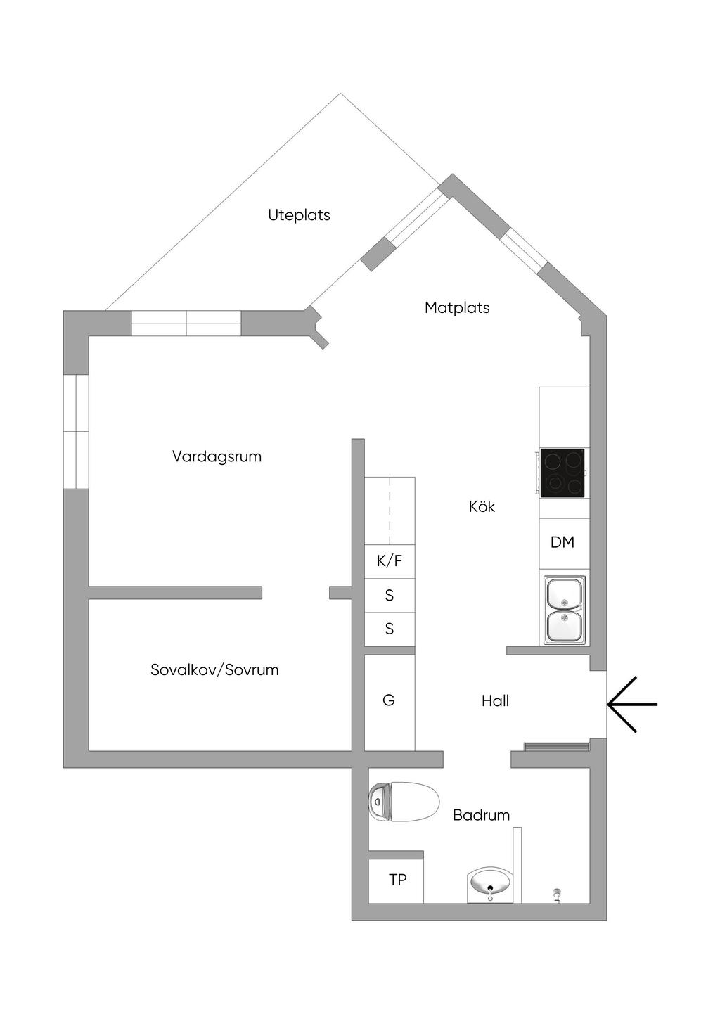 Alternativ planlösning 