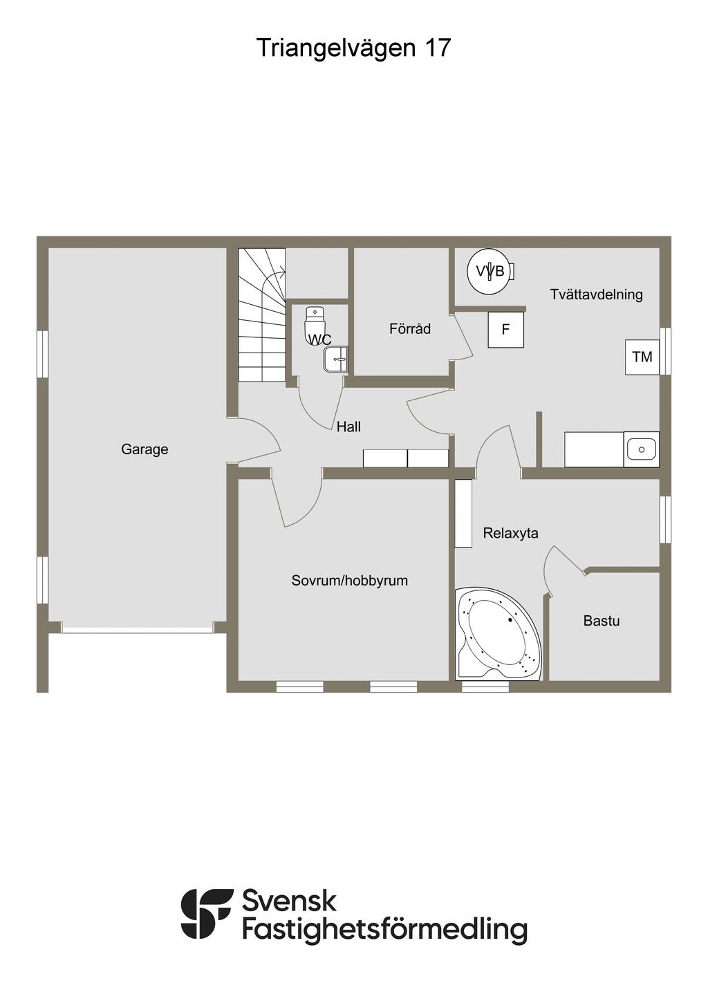 Planlösning källarplan