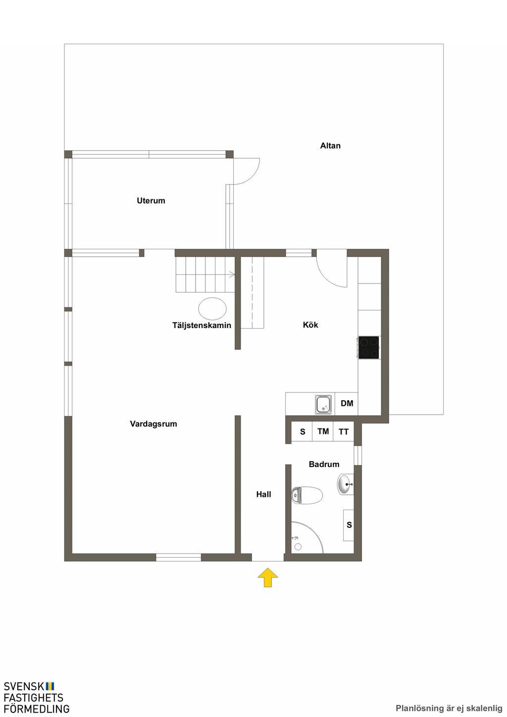 Planlösning entréplan.