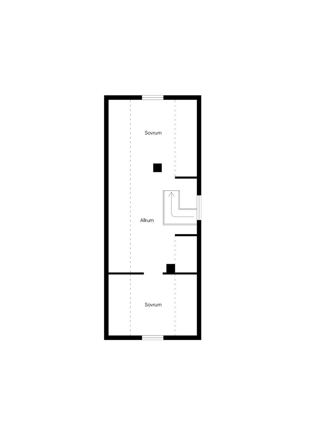 Planlösning övre plan