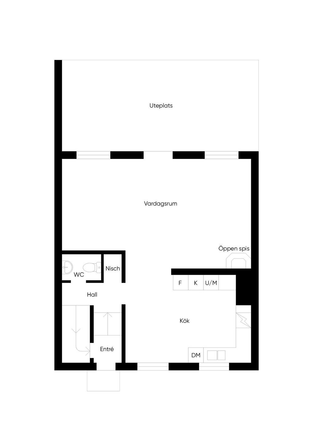 Planlösning - Entréplan