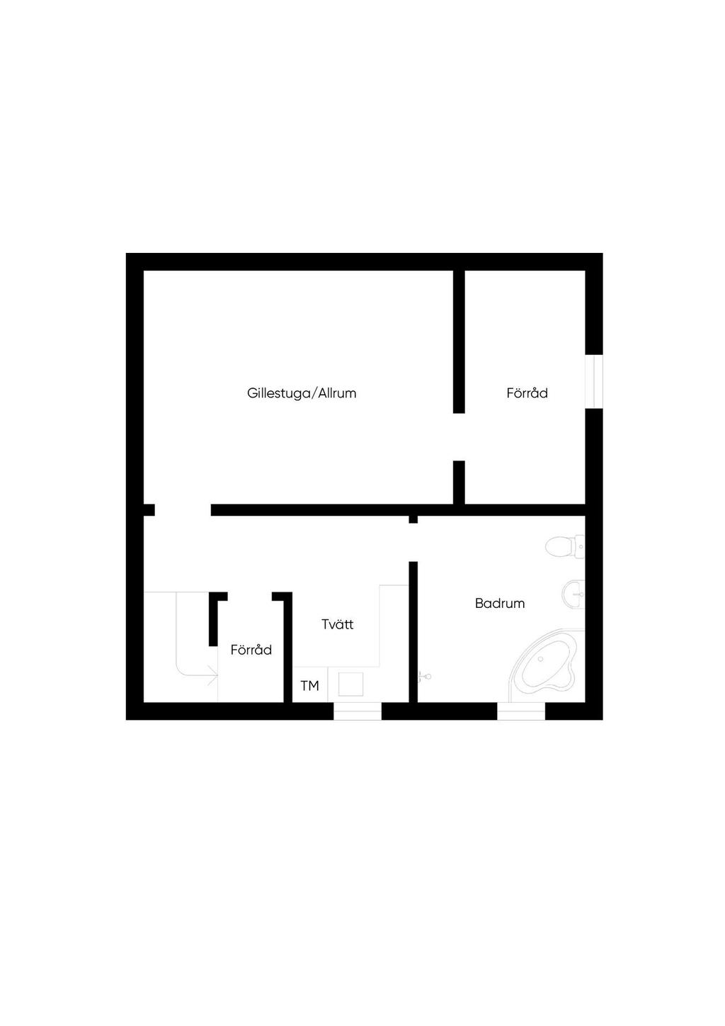 Planlösning - Övre plan