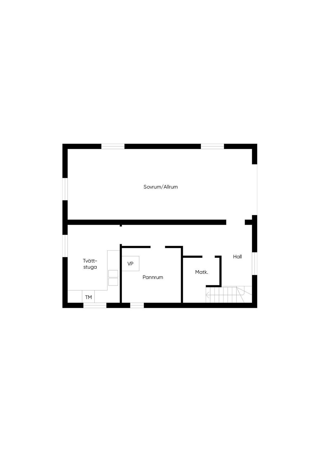 Planlösning Källarplan