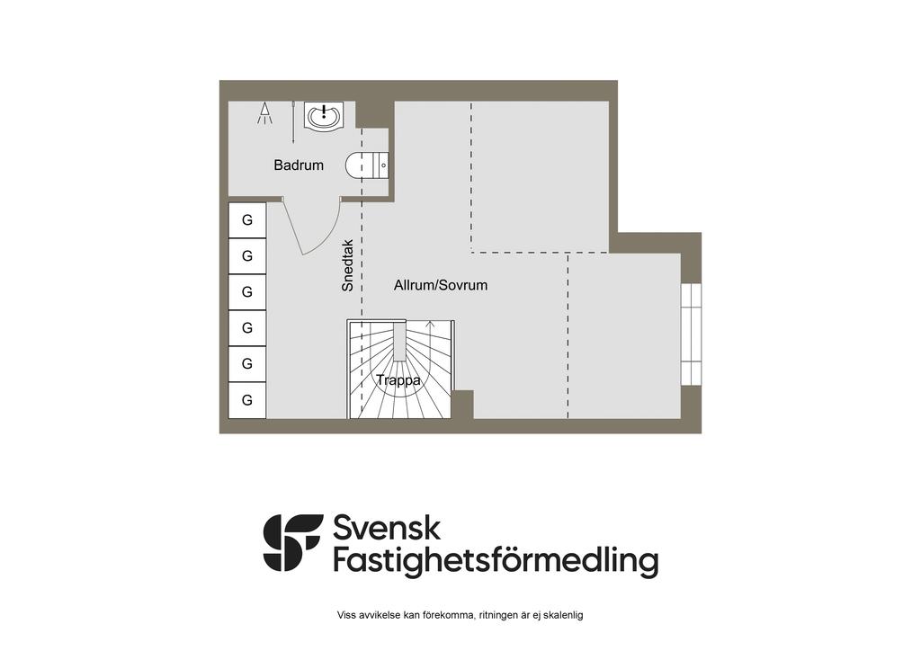 Planritning våning 2, 2D
