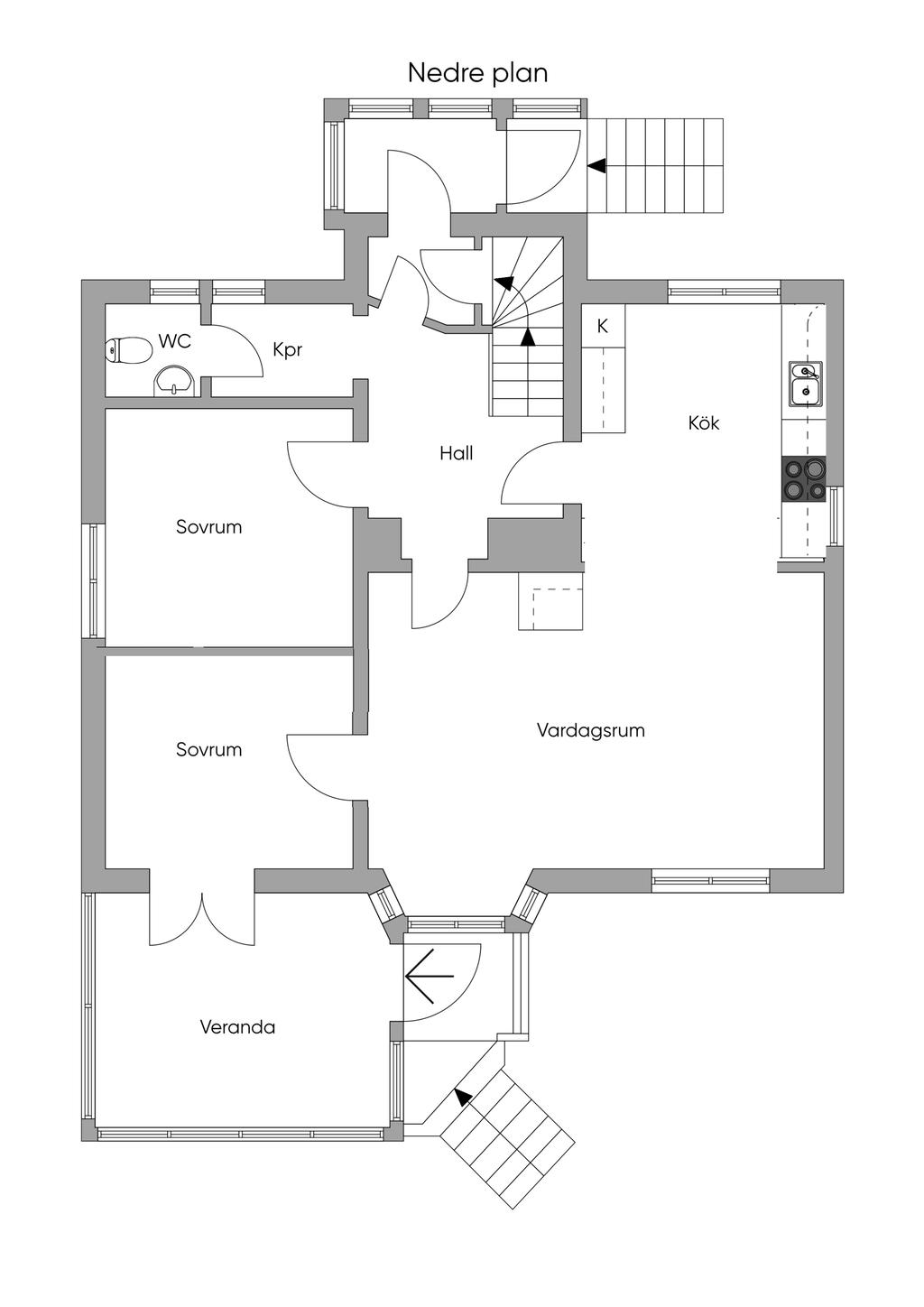Alternativ planlösning