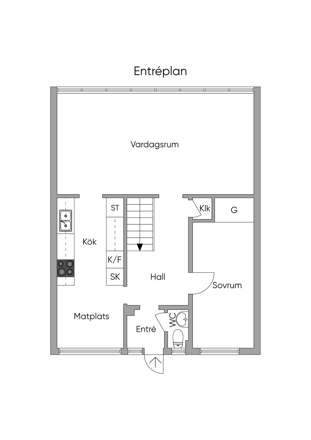 Planlösning Entréplan