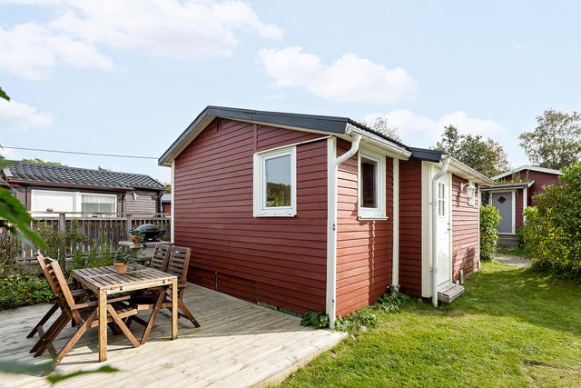 Altan med nordvästligt läge.