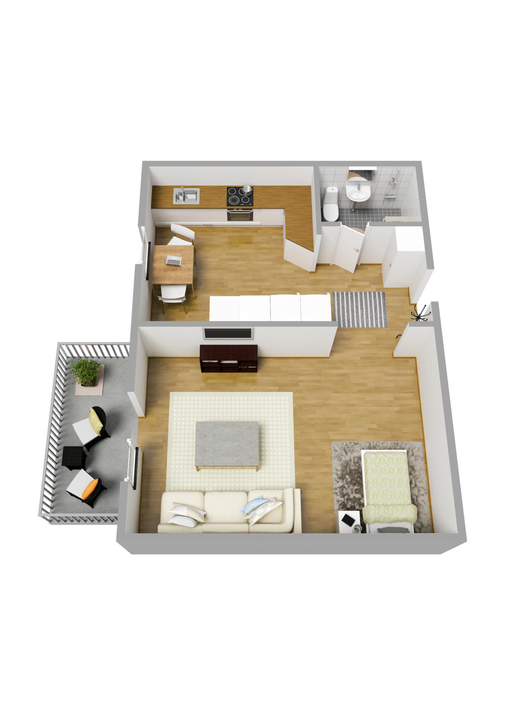 Planlösning 3D