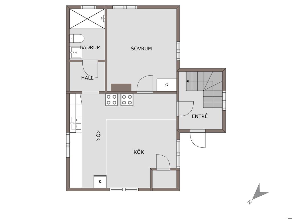 Planlösning - Entréplan