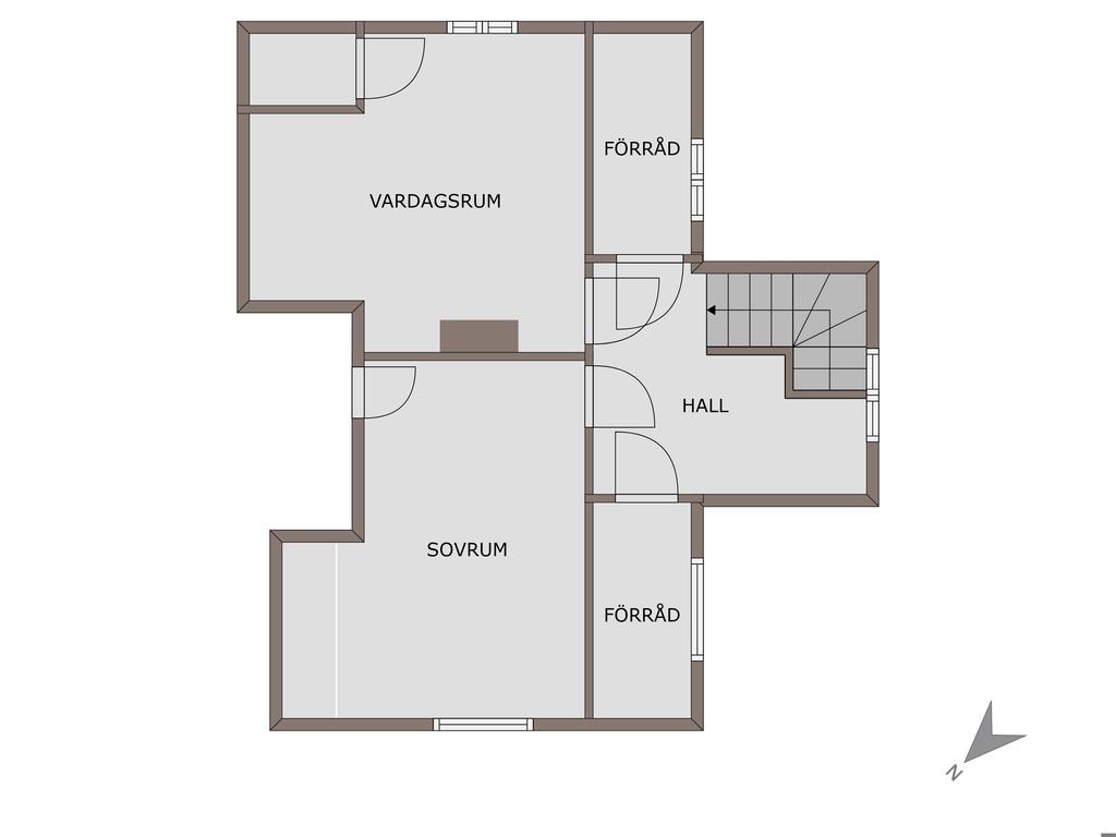 Planlösning - Övre plan