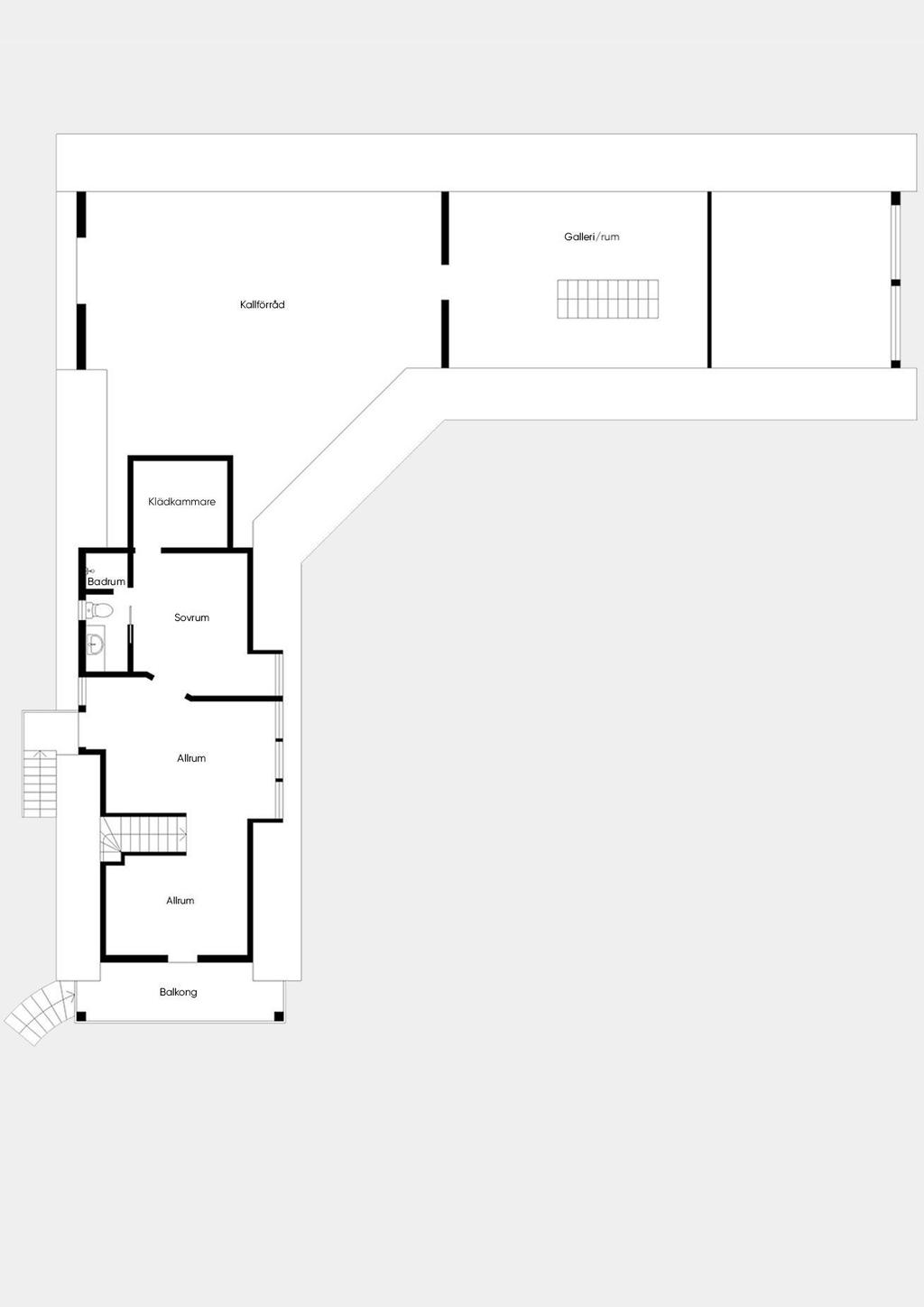 Övre plan Uthuset