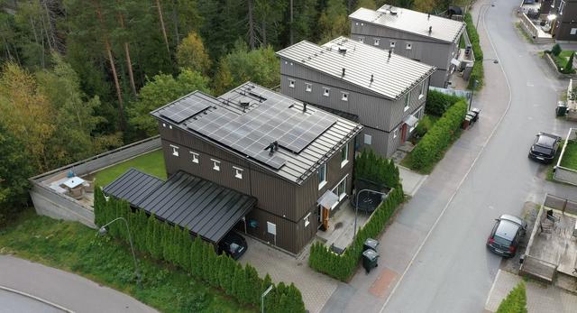 Solceller på tak