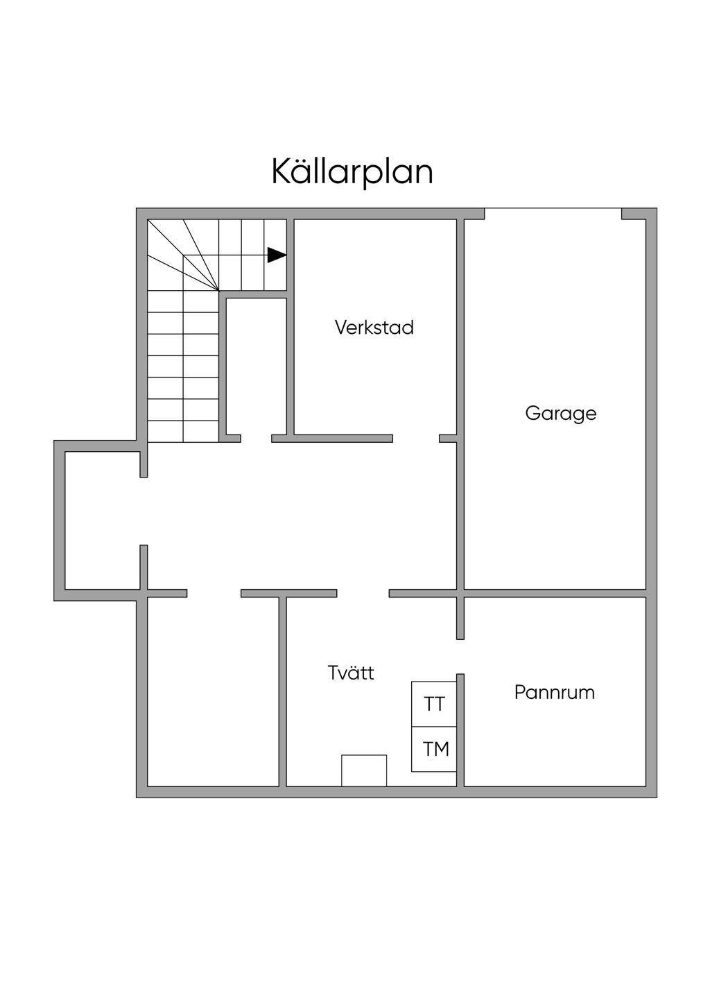 Planlösning källarplan