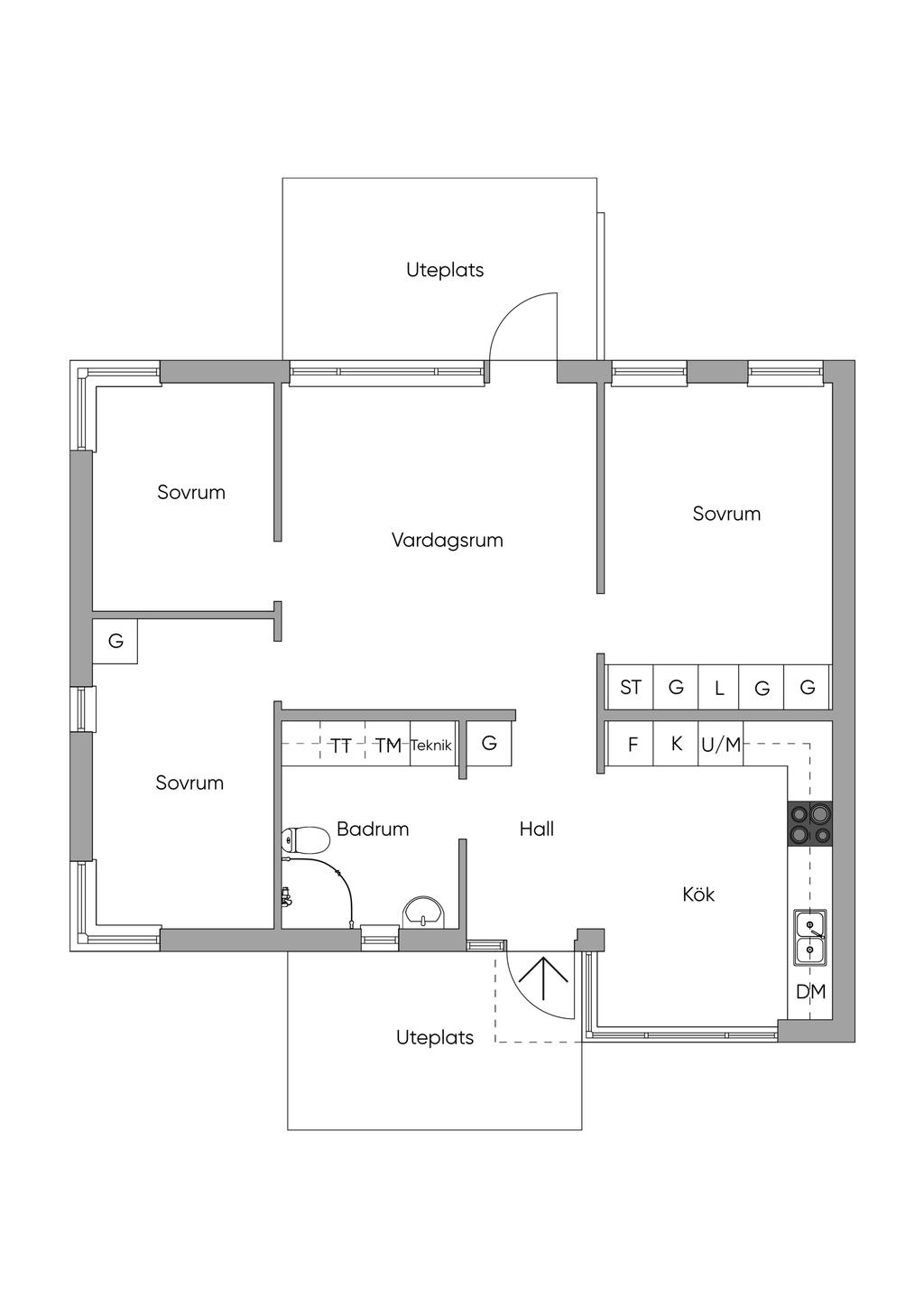 Alternativ planlösning