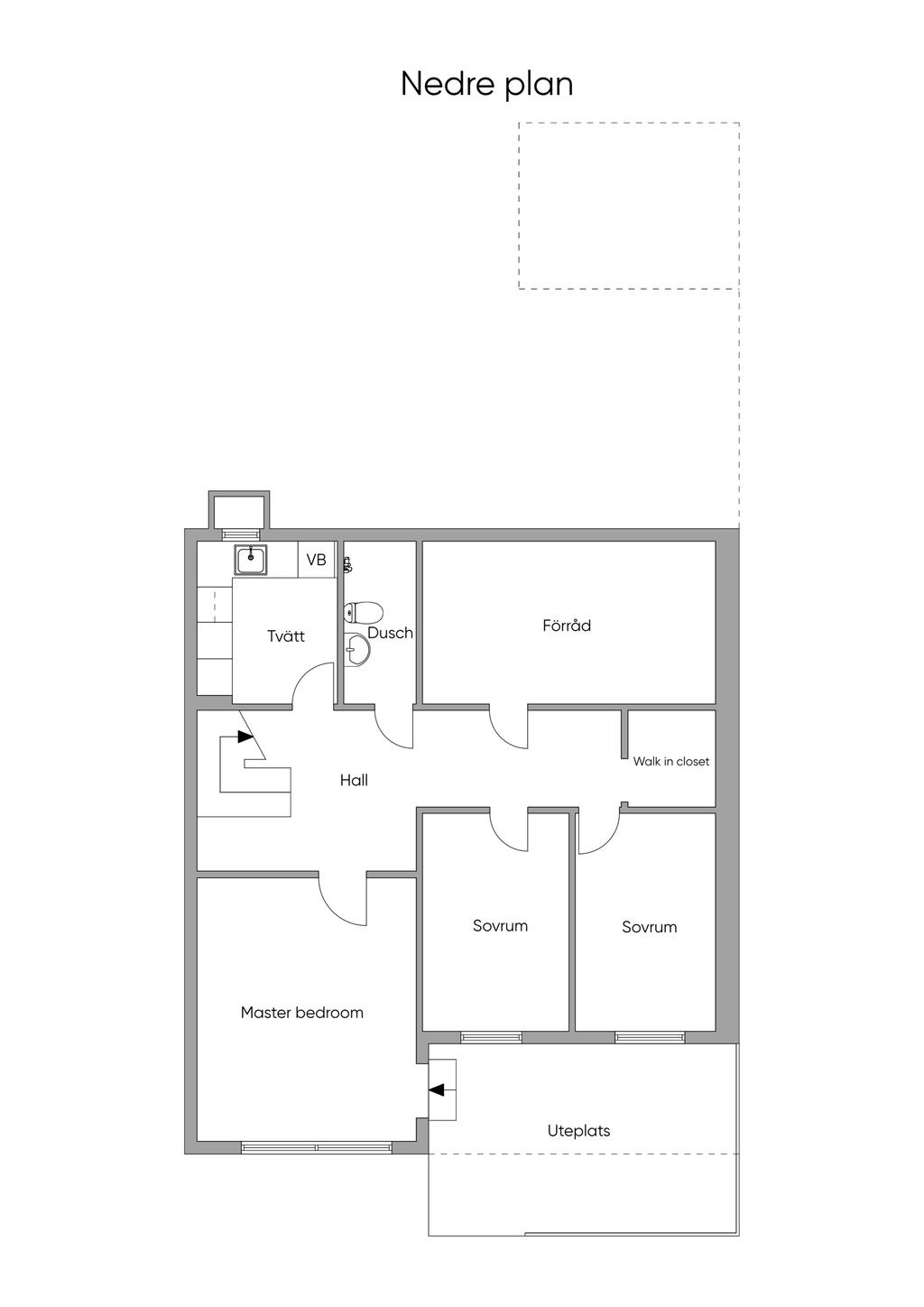 Planskiss 2D, Nedre Plan