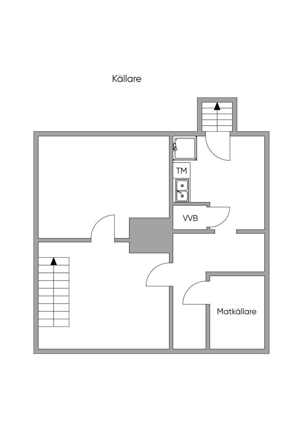 Planritning källare