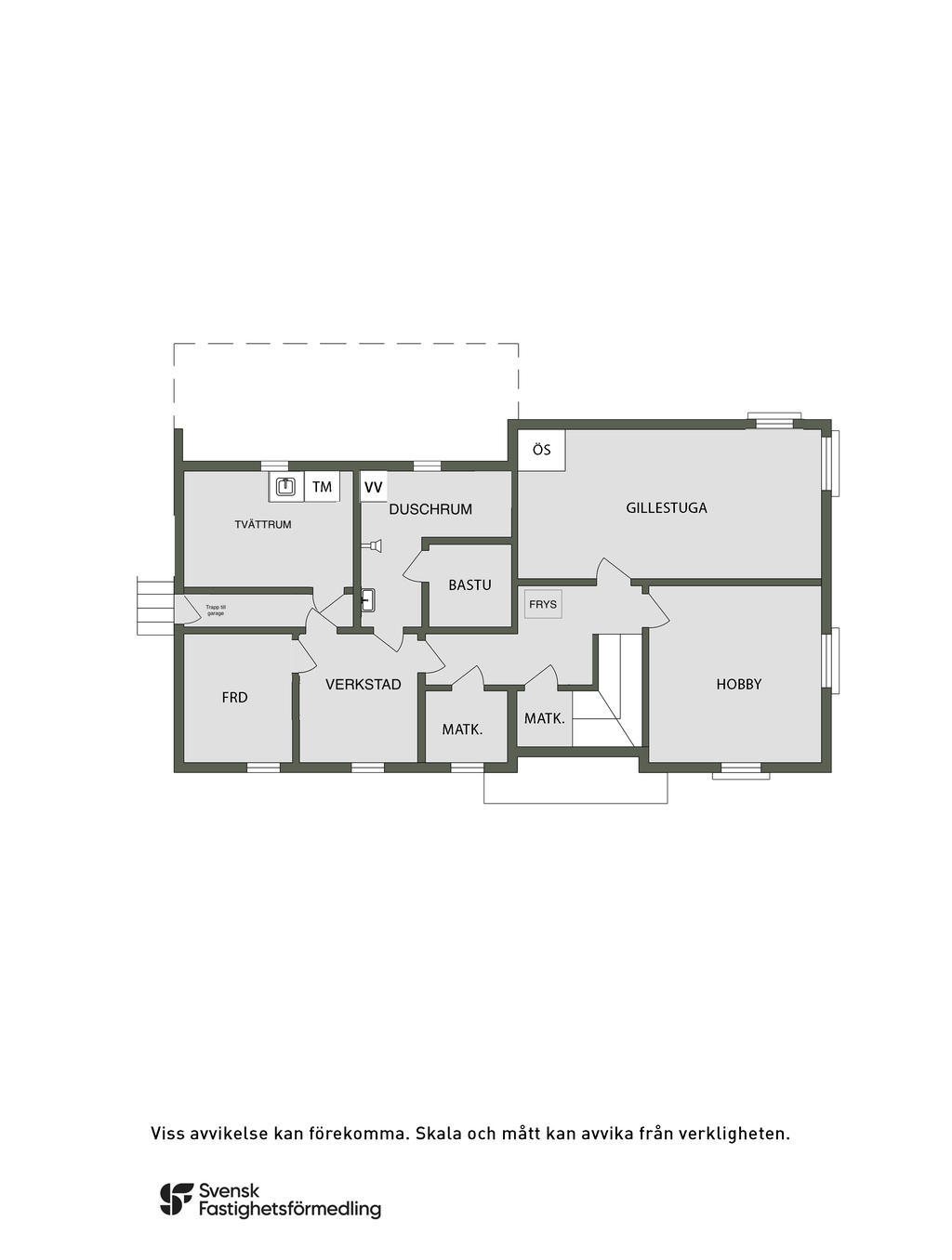 Planlösning - Källarplan 