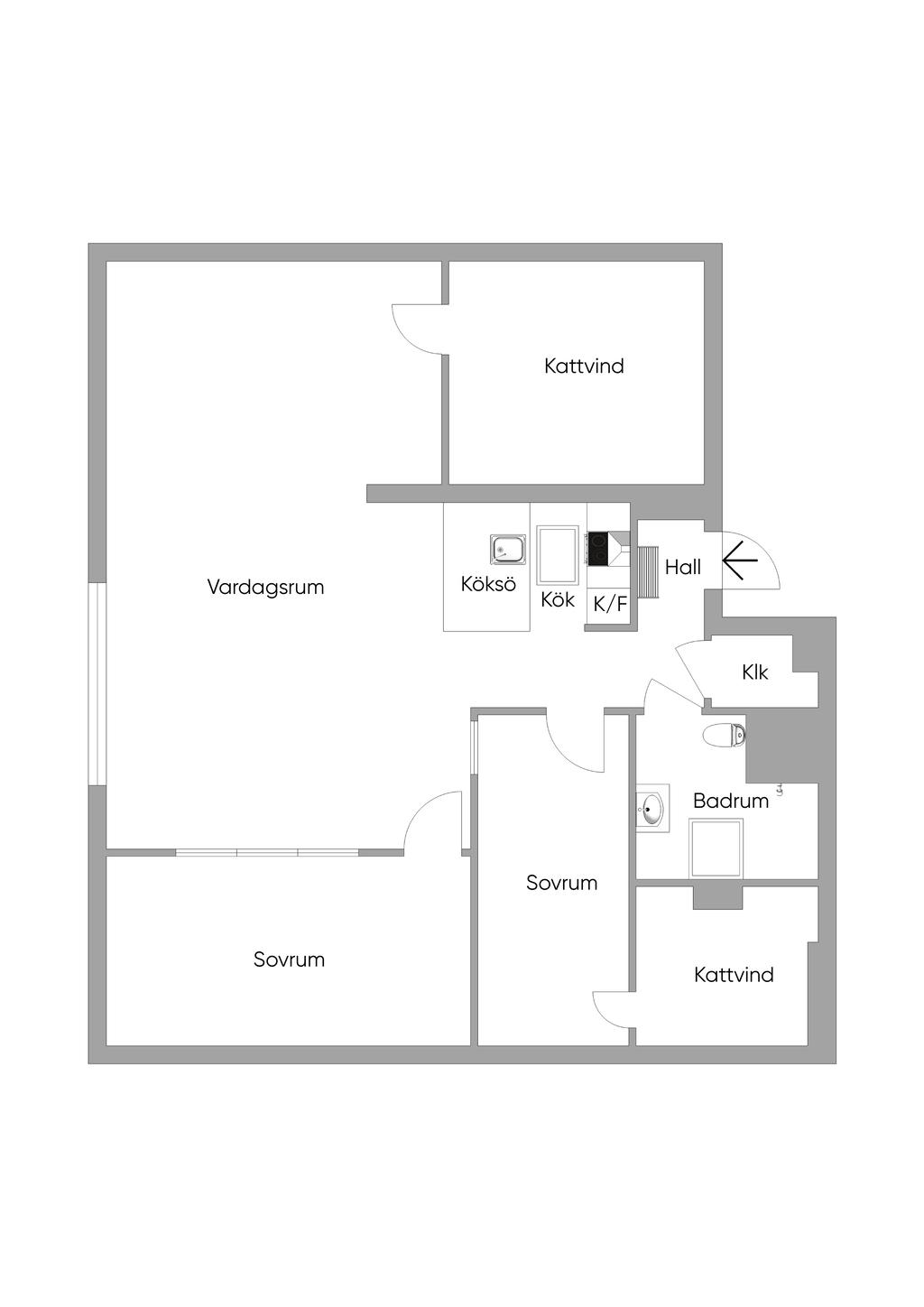 Alternativ planlösning