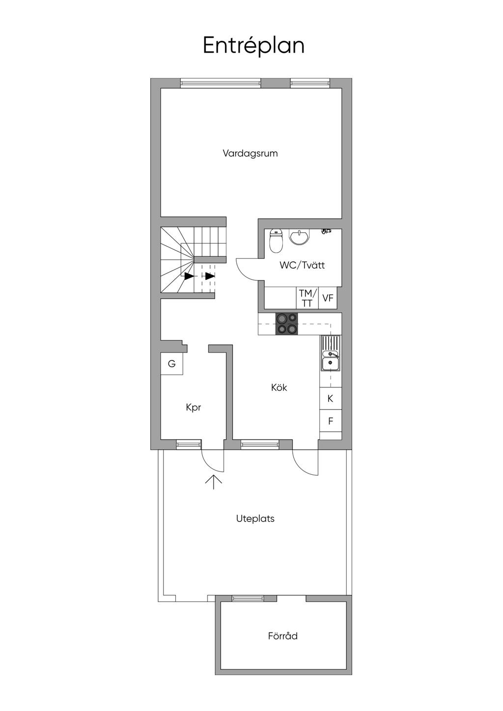 Planlösning entré