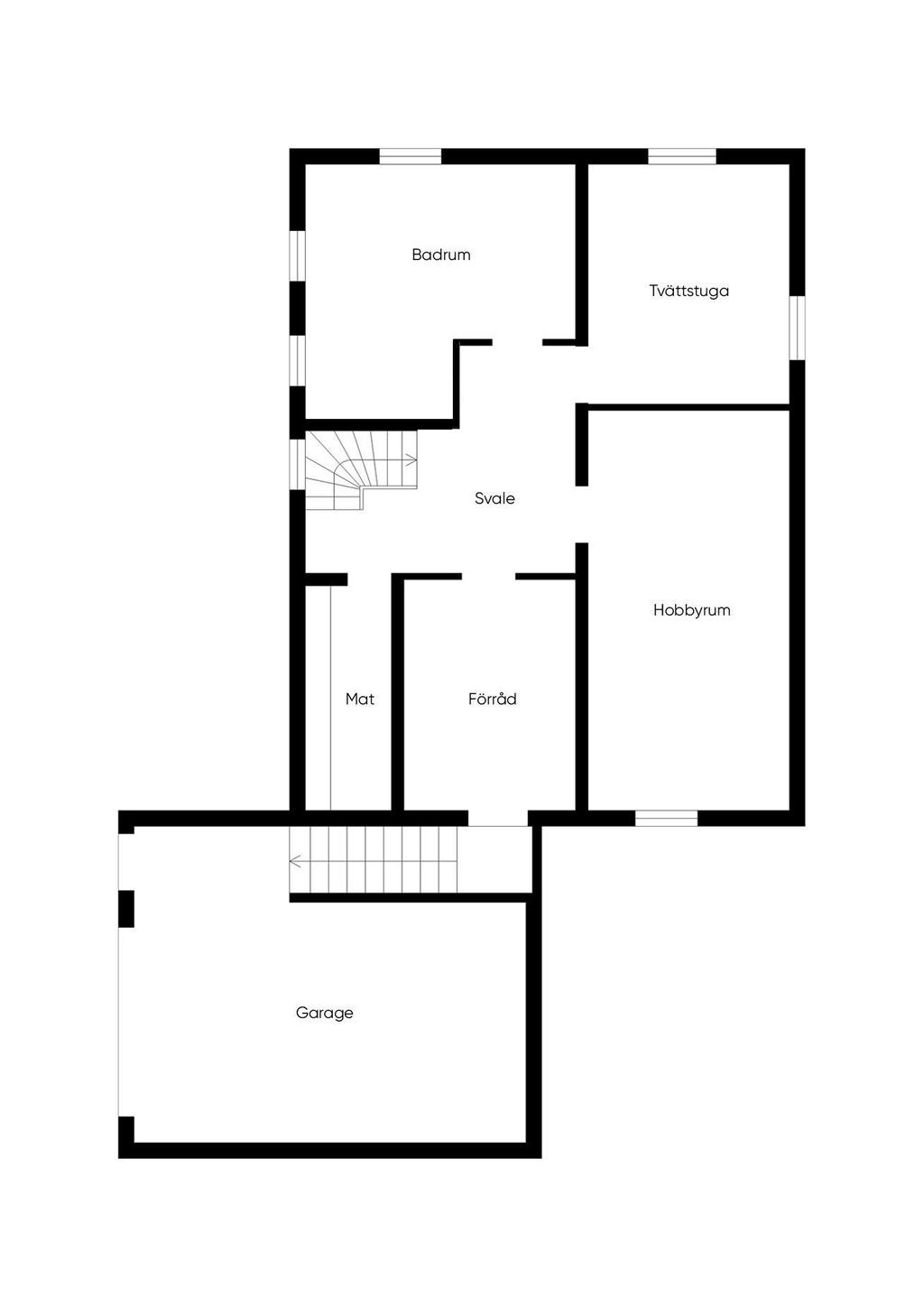 Planlösning källarplan