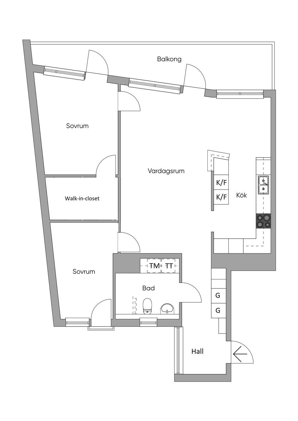Alternativ planlösning