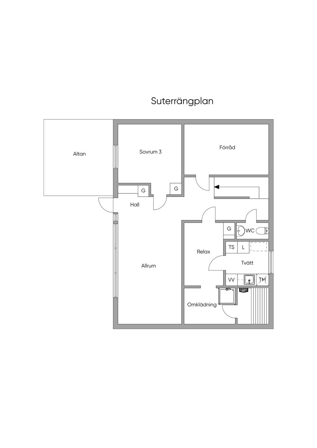 Suterrängplan