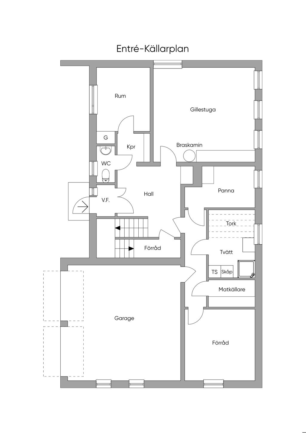 Planlösning entréplan