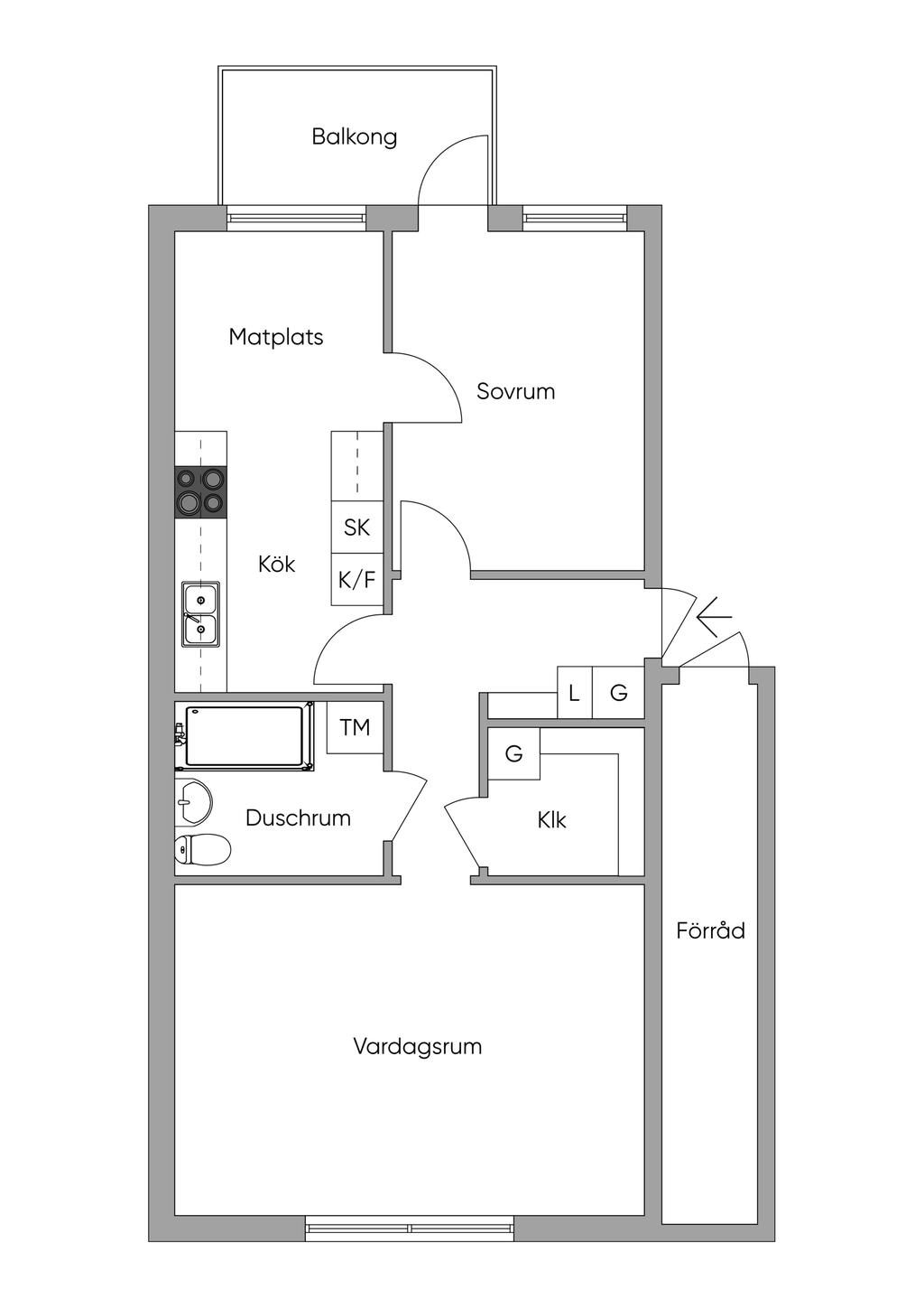Planlösning 2D