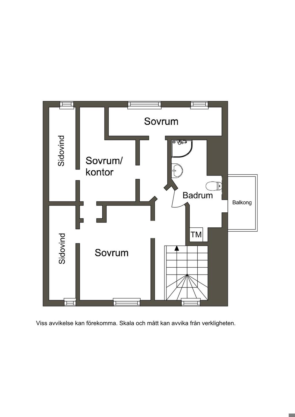 Övre plan.