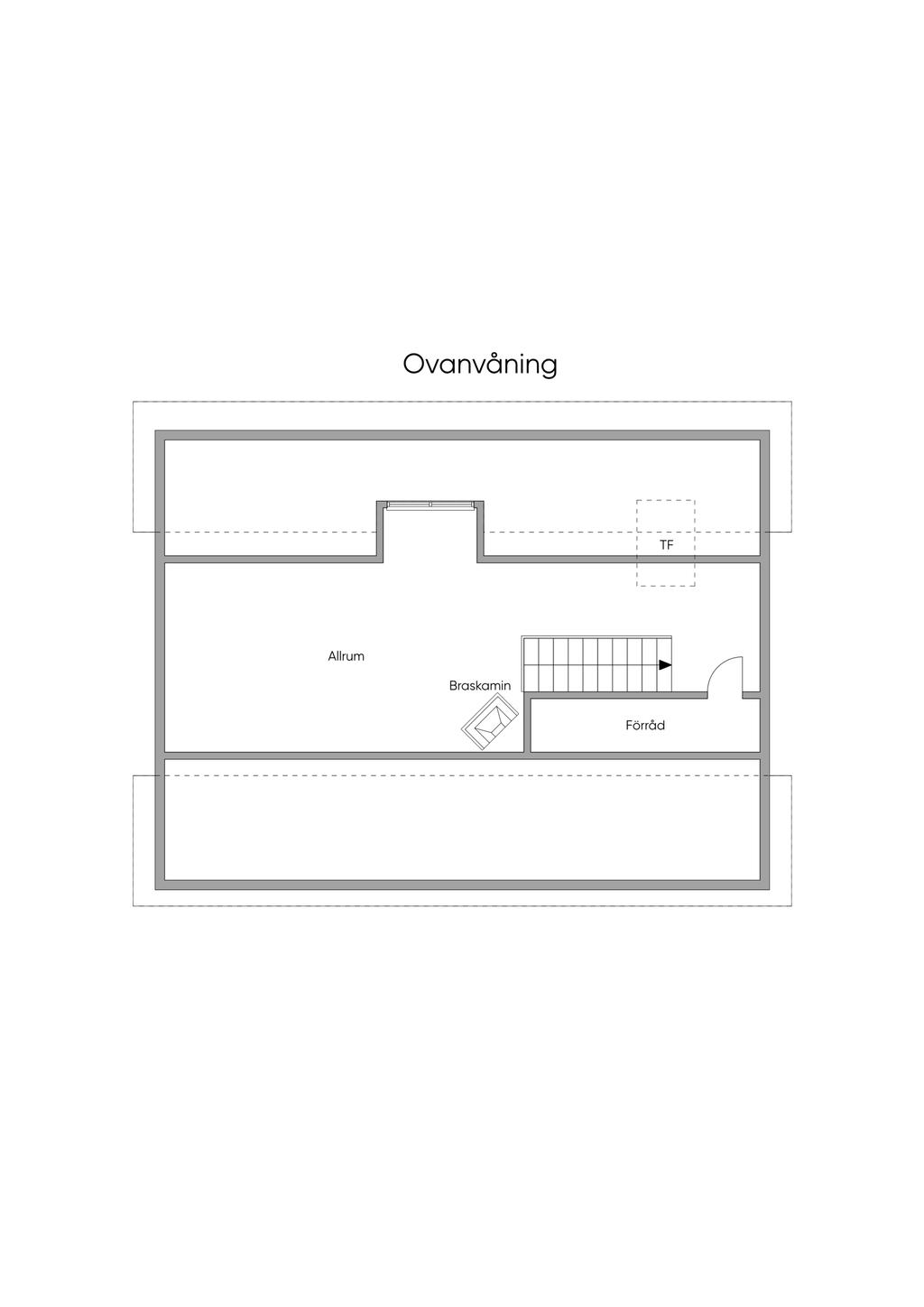 Planritning 2D ovanvåning