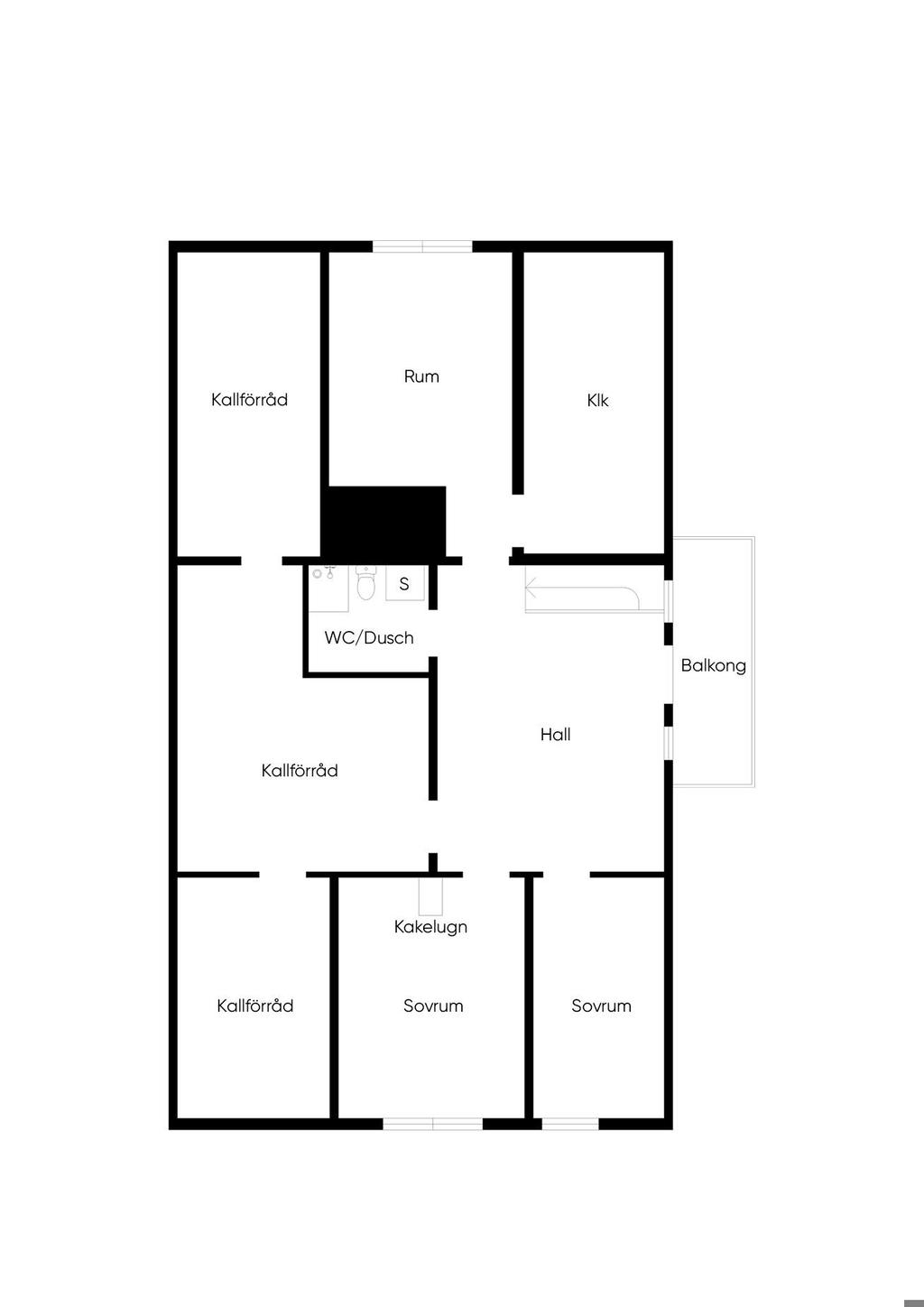 Planlösning övreplan