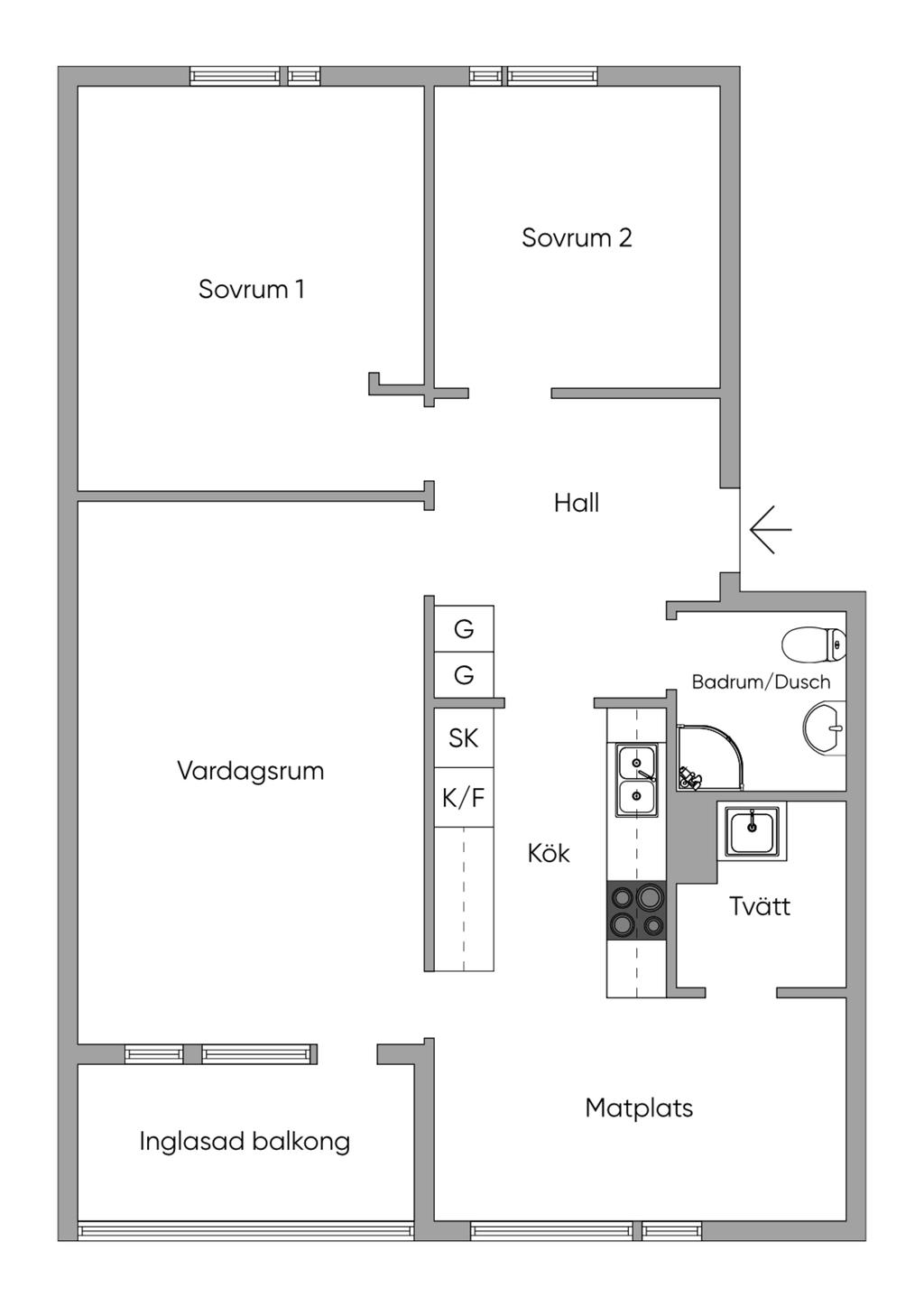Planlösning