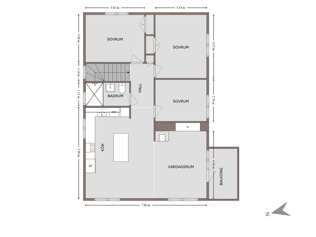 Övre plan